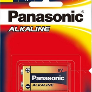 Panasonic 9V Alkaline Battery 1 Pack