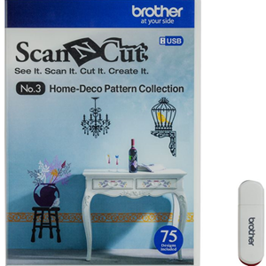 Brother CAUSB3 Fabric USB No.3 Home Deco Pattern