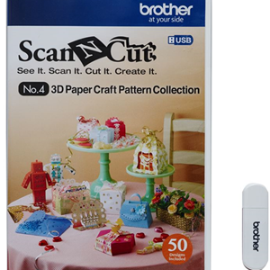 Brother CAUSB4 Fabric USB No.4 3D-Craft Pattern Collection