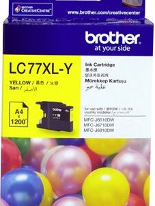 Brother LC77XLY Yellow High Yield Ink Cartridge
