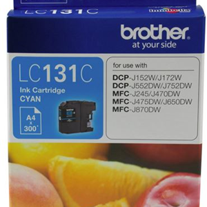 Brother LC131C Cyan Ink Cartridge
