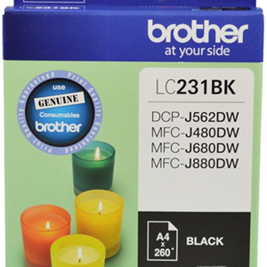 Brother LC231BK Black Ink Cartridge