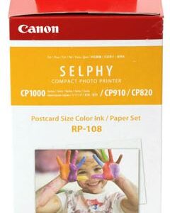 Canon RP-108 Selphy 6x4 Photo Paper & Ink Kit - 108 Sheets