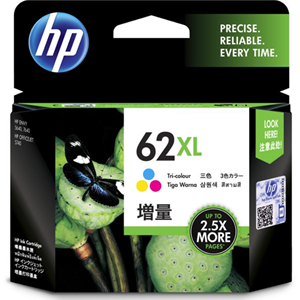 HP 62XL Tri-Colour High Yield Ink Cartridge