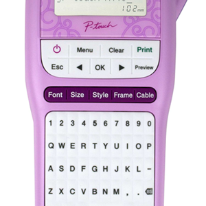 Brother PTH110PK Durable P-Touch Pink Label Printer $50 cashback