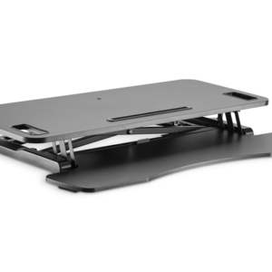 Digitus Ergonomic Height Adjust Workspace Riser - Sit/Stand - Black