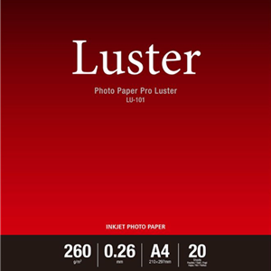Canon LU-101 A3 Luster 260gsm Photo Paper Pro - 20 Sheets