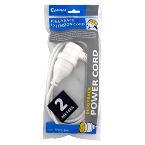 Sansai Piggy Back Extension Cord 2M