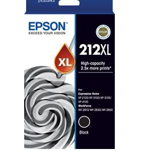 Epson 212XL Black High Yield Ink Cartridge