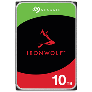 Seagate IronWolf NAS 10TB SATA 3.5"7200RPM 256MB HDD 3Yr Wty
