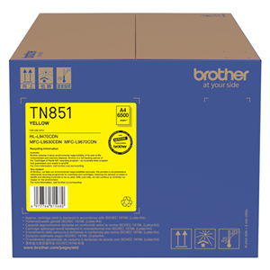 Brother TN851Y Yellow Standard Toner