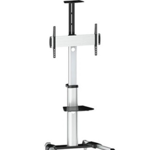 37''-70'' Telescopic Manual Height Adjust TV Cart Max 50Kg VESA support up to 600x400