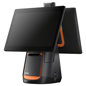 Sunmi T2s Desktop POS 15.6" + 10.1" 4GB 64GB 80MM Printer Android 9